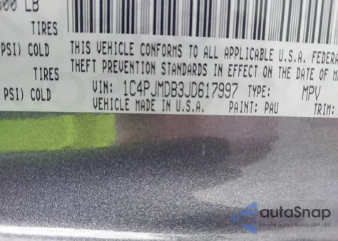 2018 Jeep Cherokee Limited 4X4 из США, поврежденный, VIN 1C4PJMDB3JD617997